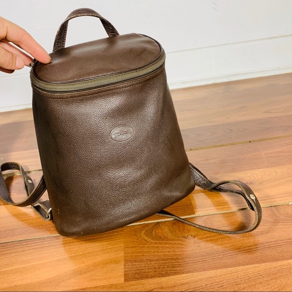 Longchamp small leather backpack - Picture 5 of 12